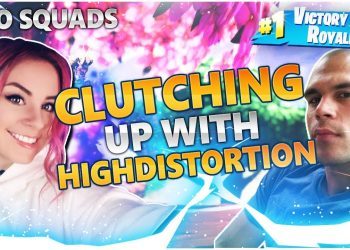 CLUTCHING OUT A SQUAD GAME WITH HIGHDISTORTION - Electra Fortnite Gameplay