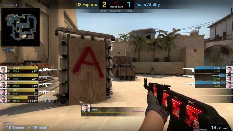 CS:GO POV Demo G2 NiKo (25/9) vs Vitality (de_mirage) @ BLAST Premier Spring Groups 2022