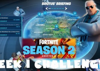 (Chapter 2) ALL Week 1 Challenges Guide - Season 2 - Fortnite Battle Royale (Brutus Briefing Pt 1)