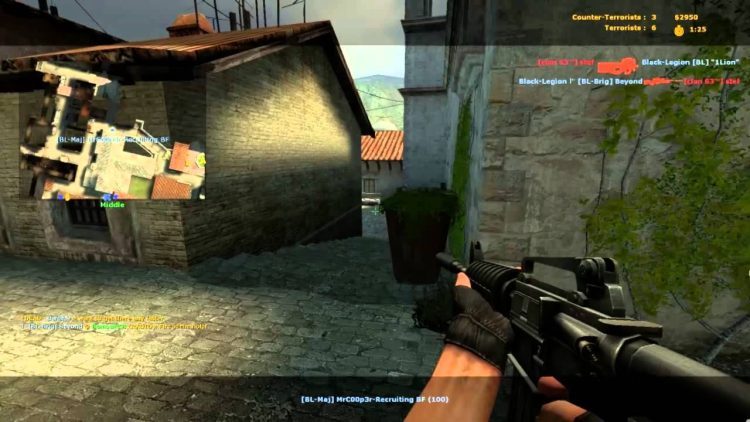 Counter Strike Source 5v5 Mix Black Legion vs Clan63