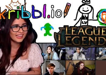 DRAWING LEAGUE OF LEGENDS CHAMPS | SKRIBBLIO ft. Aibun, Alyri, Blaustoise, Benji, Dumbs, & Proxyfox