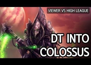 Dark Templar into Colossus vs Terran l StarCraft 2: Legacy of the Void l Crank