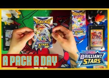 *Day 18 Pack 18* Pokemon Brilliant Stars Opening A Booster Pack A Day Until I Complete My Master Set
