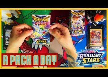 *Day 19 Pack 19* Pokemon Brilliant Stars Opening A Booster Pack A Day Until I Complete My Master Set