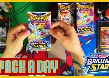 *Day 2 Pack 2* Pokemon Brilliant Stars Opening A Booster Pack A Day Until I Complete My Master Set!