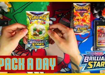 *Day 21 Pack 21* Pokemon Brilliant Stars Opening A Booster Pack A Day Until I Complete My Master Set
