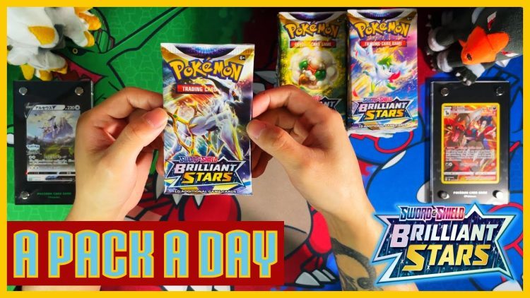 *Day 4 Pack 4* Pokemon Brilliant Stars Opening A Booster Pack A Day Until I Complete My Master Set!