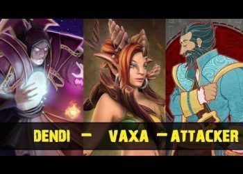 Dendi Invoker, Vaxa Enchantress vs !Attacker Kunkka - Ranked Gameplay Dota 2