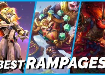 Dota 2 Best Rampages Dawnbreaker, Earthshaker & Mars (2021)