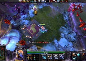 Dota 2 Tinker gameplay