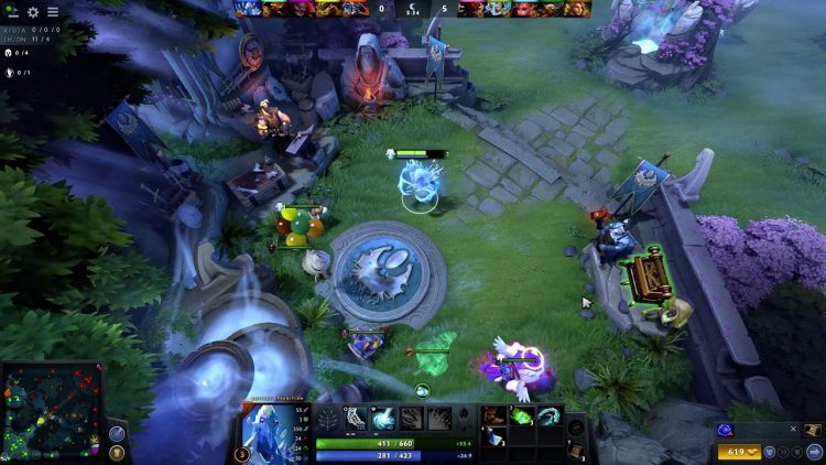Dota 2 practice hero AA