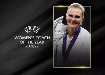 England's Sarina Wiegman wins UEFA Women's Coach of the Year Award 202122 UEFA