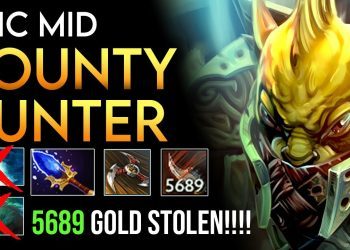 Epic Bounty Hunter Mid | Dota 2 gameplay  #14