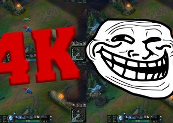 Epic League of Legends 4K Gameplay [Warning! Low Quality. Clickbait.]