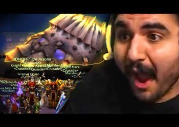 Esfand and Crusade's First AQ40  | Esfand Best WoW Classic Moments