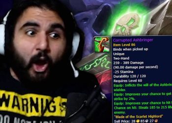 Esfand gets Corrupted Ashbringer and joins the Scarlet Crusade (Greatest Event Ever)