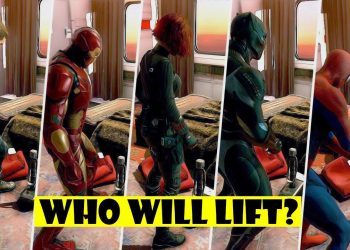 Every Avenger Trying to Lift Thor's Hammer in Marvel's Avengers Game 4K ULTRA HD #avengers