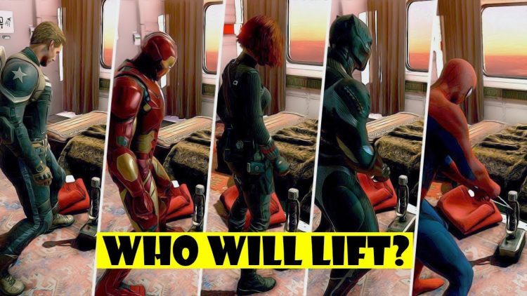 Every Avenger Trying to Lift Thor's Hammer in Marvel's Avengers Game 4K ULTRA HD #avengers