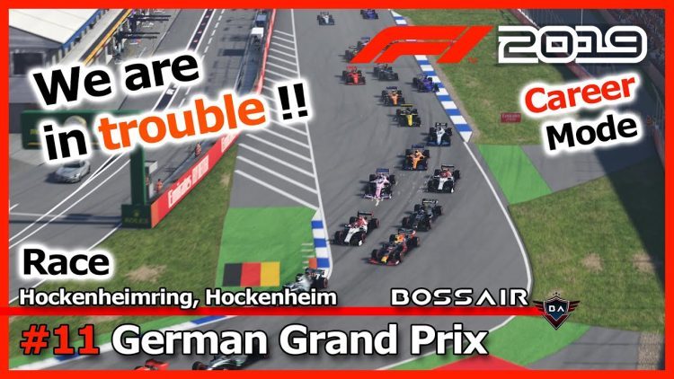 F1 2019 Career Mode | German Grand Prix #11 Hockenheimring | Race | Broken car??