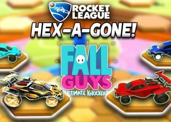 FALL GUYS HEX-A-GONE IN ROCKET LEAGUE IS INSANE | *NEW*
