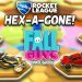 FALL GUYS HEX-A-GONE IN ROCKET LEAGUE IS INSANE | *NEW*