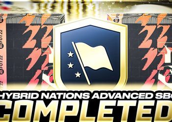FIFA 22| HYBRID NATION ADVANCED SBC COMPLETED!! 87+ RATED WALKOUT PACKED!!!!