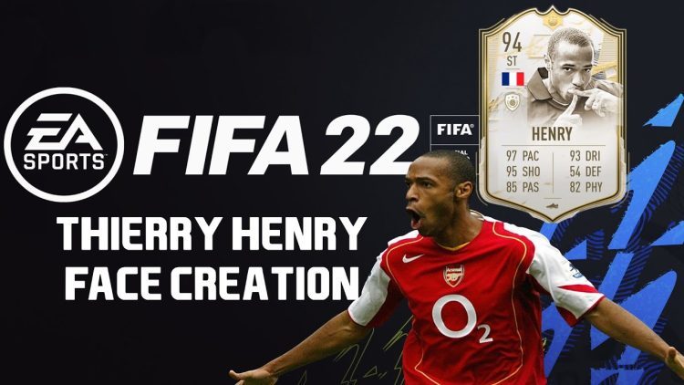 FIFA 22 - Thierry Henry Pro-Clubs/Career Mode Create-a-Player Build