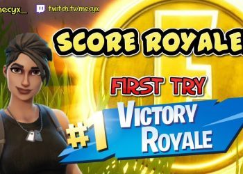 FIRST TRY, FIRST WINS IN SCORE ROYALE ON FORTNITE  (New game mode) - meCyx