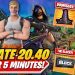 FORTNITE UPDATE 20.40: DOOMSDAY MACHINE, THE BLOCK RETURNS, THE FINAL SEASON 2 UPDATE & MORE!