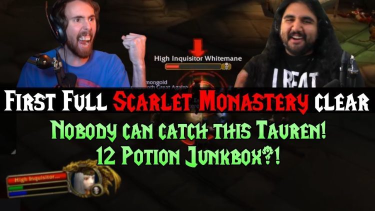 First Full Scarlet Monastery Clear I WoW Classic / Vanilla Funny and Best Moments  World of Warcraft