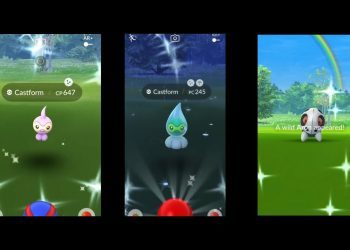 Forecast Shows Shiny Rainy Castform! - Pokemon GO Shiny Compilation #243