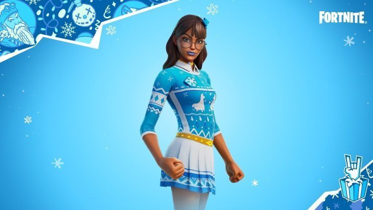 Fortnite Blizzabelle Skin In-Game Look..!!