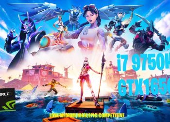 Fortnite GTX1650+i7 9750H (gaming laptop) Season3 FPS Benchmark