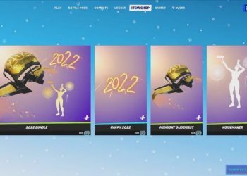 Fortnite New Years 2022 Cosmetics Item Shop Showcase!!