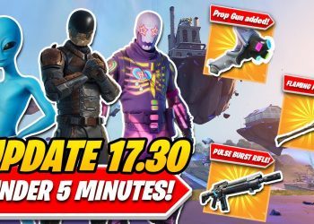 Fortnite Update 17.30: EVERY CHANGE, WEAPON & LEAK YOU NEED TO KNOW IN UNDER 5 MINUTES! (Prop Gun!!)