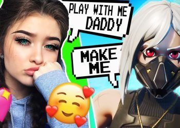 GAMER GIRL Asks to be MY FORTNITE GIRLFRIEND in Duos Fill (shes thirsty)