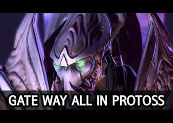 Gate way all in with Zealot, Adept and Blink Dark Teamplar l StarCraft 2: Legacy of the Void