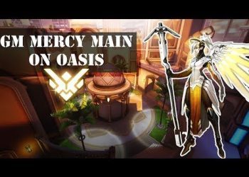 Grand Master Mercy Main on oasis with POTG- can we win? | Overwatch