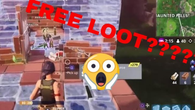 HOW TO GET FREE LOOT IN FORTNITE BATTLE ROYALE