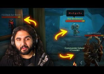 Horde Always Want To 1v1 Me in Battlegrounds | Esfand Best WoW Classic Moments