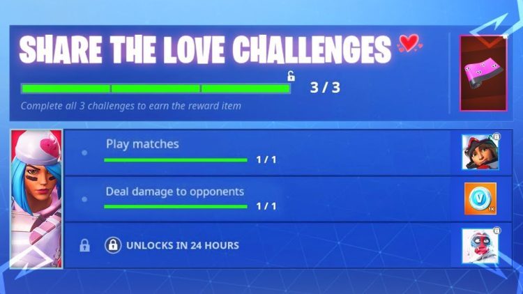 How To Unlock New Fortnite FREE VALENTINES REWARDS! (Fortnite Share The Love Rewards)