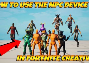How To Use The Character Device In Fortnite Creative! HOW TO USE NPC'S IN Fortnite!