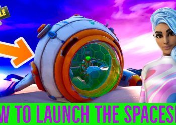 How to Launch Spaceship in Fortnite! Find and Install Missing Parts! Siona Spaceship Challenges!
