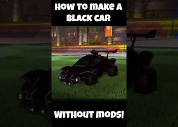 How to make a black car in Rocket League! (PC/XBOX/PS4)
