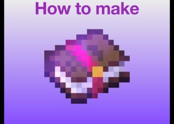 (How to make an enchanted book) in Minecraft