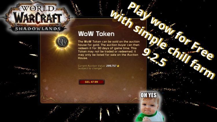 How to play WoW for FREE 9.2.5 Shadowlands gold farm ep. 1