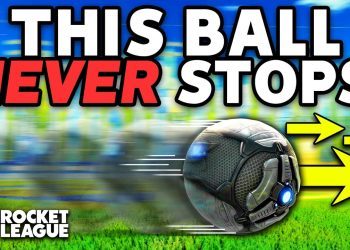 I gave the Rocket League ball ZERO FRICTION... here's what happened
