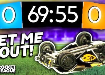 I got TRAPPED in a Rocket League match for OVER AN HOUR...