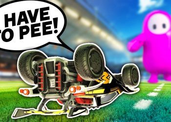 I literally PEED MYSELF from laughing at this Rocket League mod...