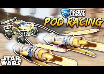 I turned Rocket League cars into Star Wars POD RACERS